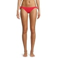 thumbnail image 1 of No Boundaries Solid Pique Bikini Swimsuit Bottom, 1 of 5