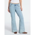 thumbnail image 1 of No Boundaries Low Rise Specialty Flare Jeans, 31" Inseam, Women's 00-18, 1 of 5