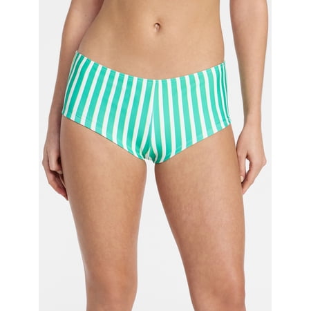 No Boundaries Boyshort Bikini Shorties, Women’s XXS-XXL