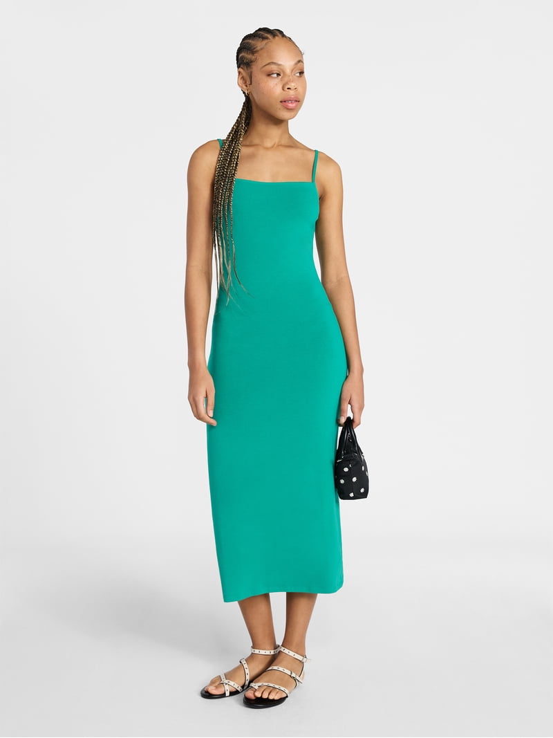square neck bodycon dress midi Zapaka Women White and Black Midi Polka Dots Dress Square Neck Bodycon Wedding Guest Dress, White Black Dot / US12