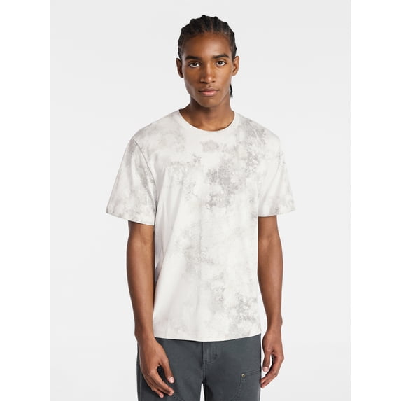 No Boundaries Standard Fit Cotton Tee with Short Sleeves, Men's and Big Men's XS-5XL