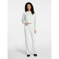 thumbnail image 1 of No Boundaries Star Hoodie and Foldover Flare Pants Set, 2-Piece, Women's XXS-XXL, 1 of 4