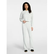 NO BOUNDARIES Star Hoodie and Foldover Flare Pants Set, 2-Piece, Women's XXS-XXL