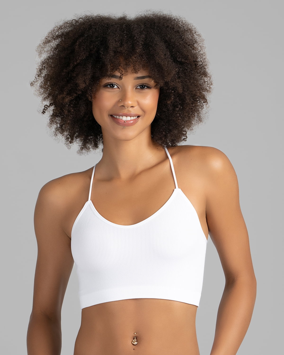 No Boundaries Women's Strappy Back Cami, Sizes XS-3XL