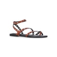 thumbnail image 1 of No Boundaries Women's Strappy Flat Sandals, 1 of 6