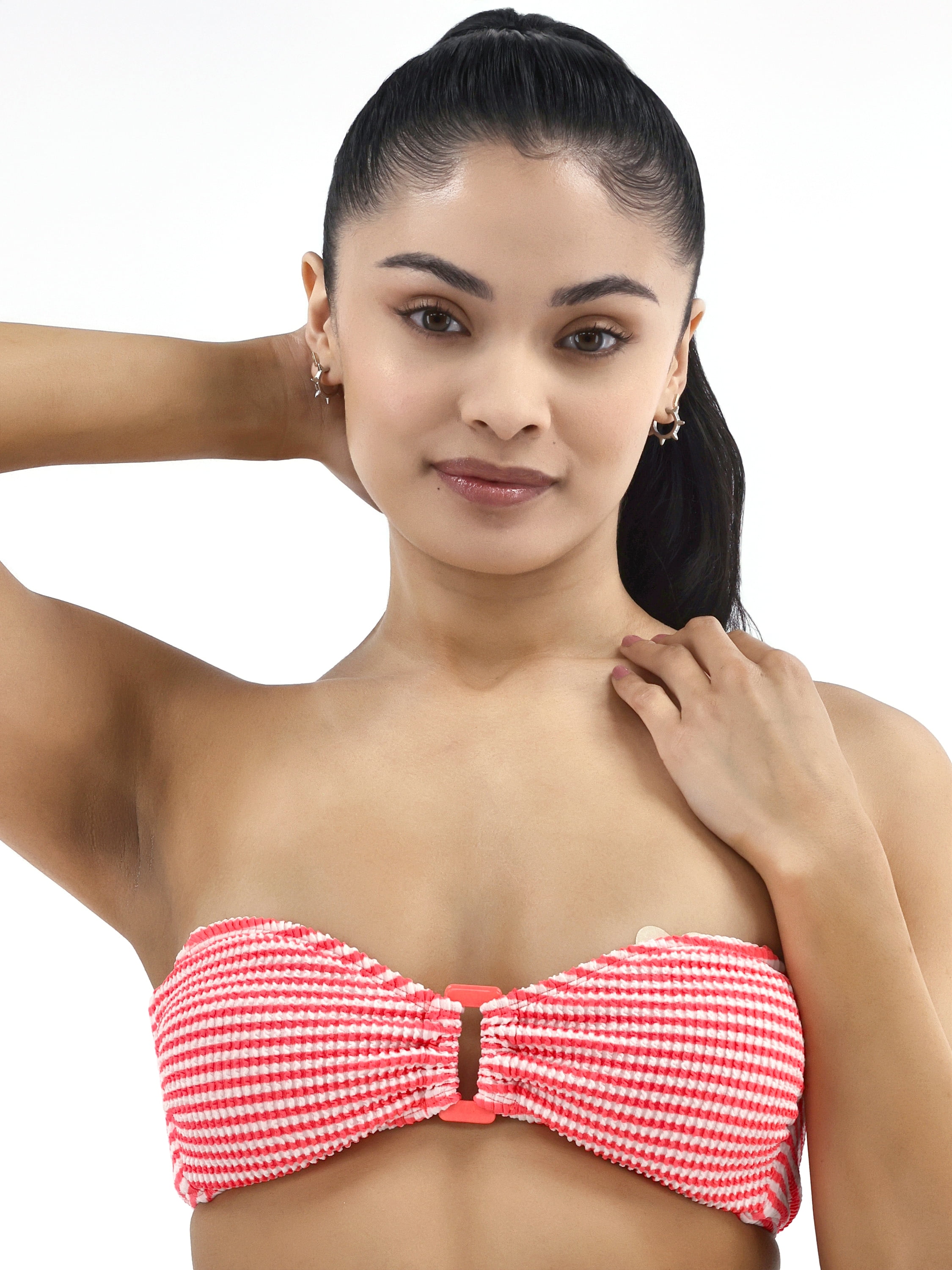 トップス crinkle crinkle crinkle border bra Crinkle Bandeau Bikini Top - All Swimwear - Hunkemöller