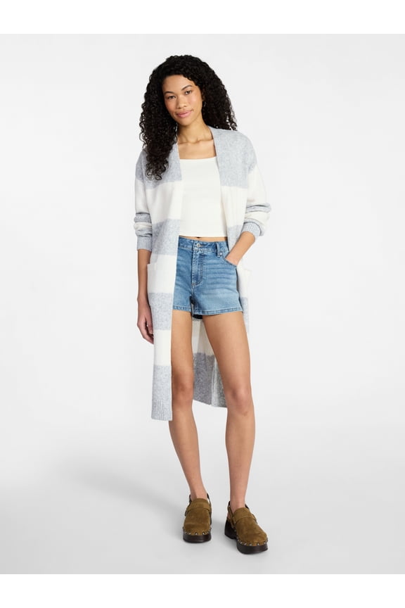 Striped Open Front Duster, Women’s XXS-XXL