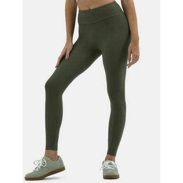 No Boundaries Faux Sueded Ankle Leggings, 27.5”Inseam, 1 or 2-Pack, Women's