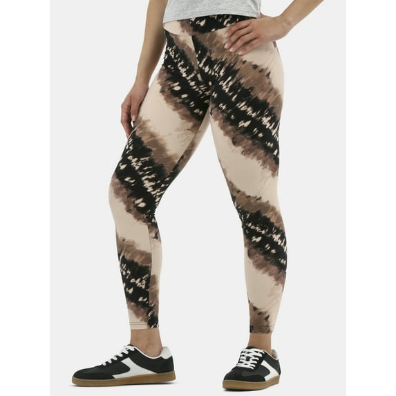 No Boundaries Faux Sueded Ankle Leggings, 27.5”Inseam, 1 or 2-Pack, Women's & Women's Plus Sizes XXS-4X