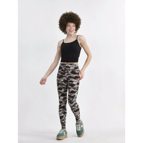 No Boundaries Faux Sueded Ankle Leggings, 27.5”Inseam, 1 or 2-Pack, Women's & Women's Plus Sizes XXS-4X