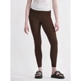 thumbnail image 1 of No Boundaries Faux Sueded Ankle Leggings, 27.5”Inseam, 1 or 2-Pack, Women's & Women's Plus Sizes XXS-4X, 1 of 5