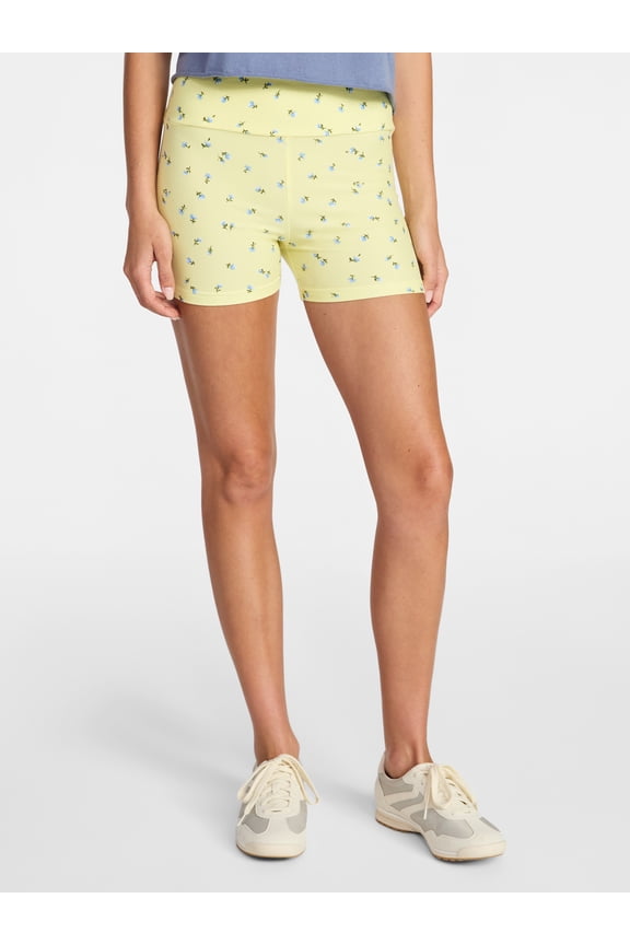 Faux Sueded Jersey Shorty Shorts, 3'' Inseam, Women's XXS-XXL