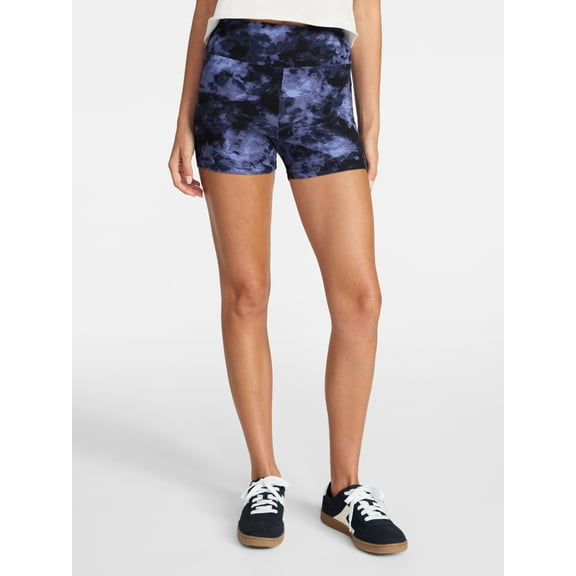 No Boundaries Faux Sueded Jersey Shorty Shorts, 3'' Inseam, Women's XXS-XXL