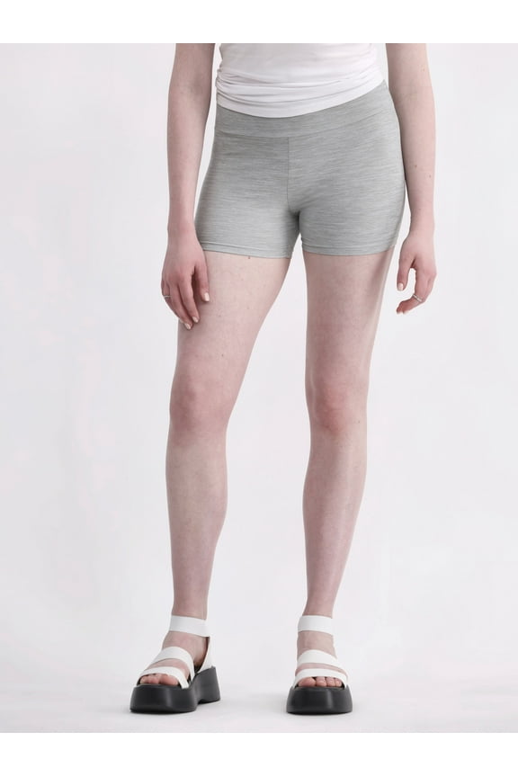 Jersey Shorty Shorts, 3” Inseam, Women's