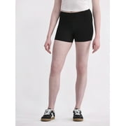 NO BOUNDARIES Jersey Shorty Shorts, 3” Inseam, Women's