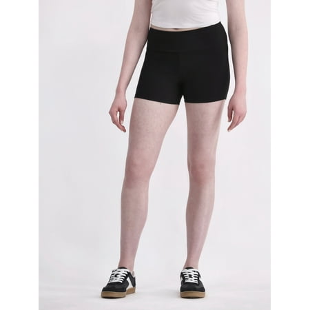 No Boundaries Jersey Shorty Shorts, 3” Inseam, Women's