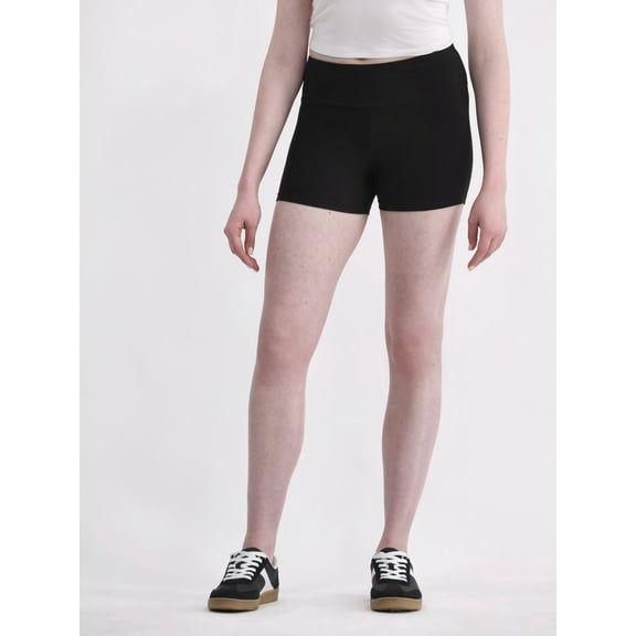 No Boundaries Jersey Shorty Shorts, 3” Inseam, Women's