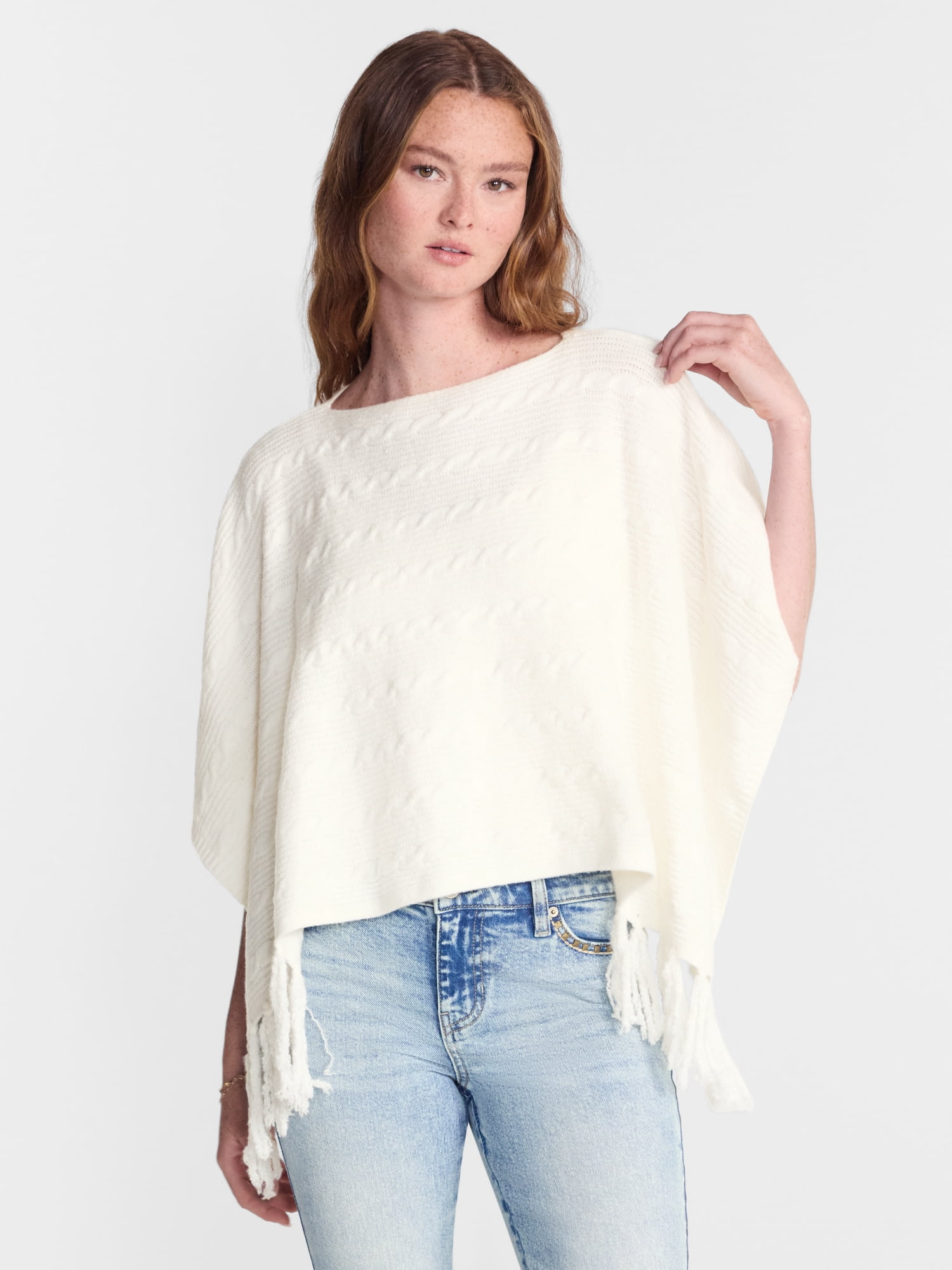 No Boundaries Sweater Poncho, Midweight, Women’s XS-XXL