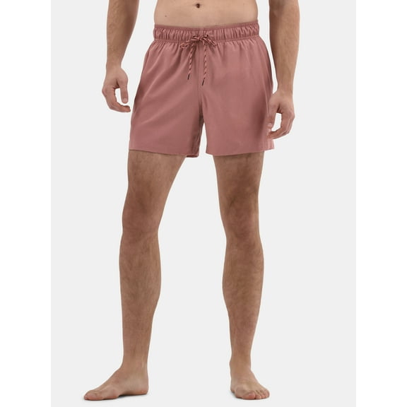 No Boundaries Men's & Big Men's Swim Trunks, 5" Inseam, Sizes S-3XL