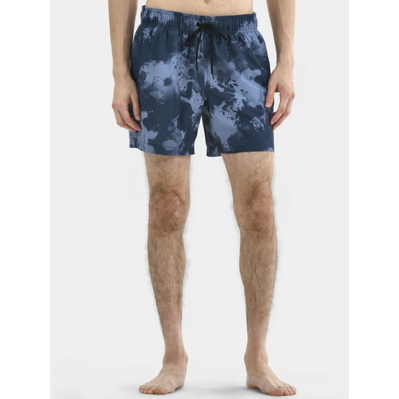 No Boundaries Men's & Big Men's Swim Trunks, 5" Inseam, Sizes S-3XL