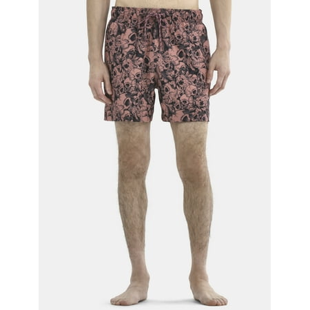 No Boundaries Men's & Big Men's Swim Trunks, 5" Inseam, Sizes S-3XL