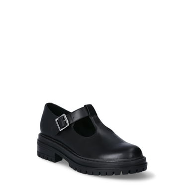 No Boundaries T-Strap Mary Jane Shoes, Women’s