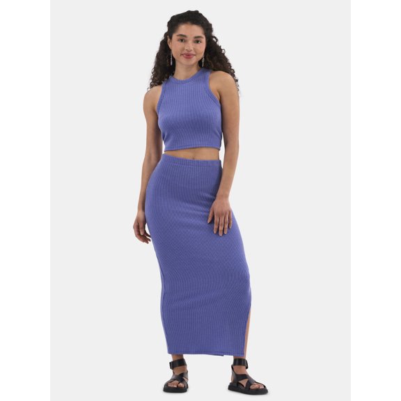 No Boundaries Tank and Midi Skirt Set, 2-Piece, Women's