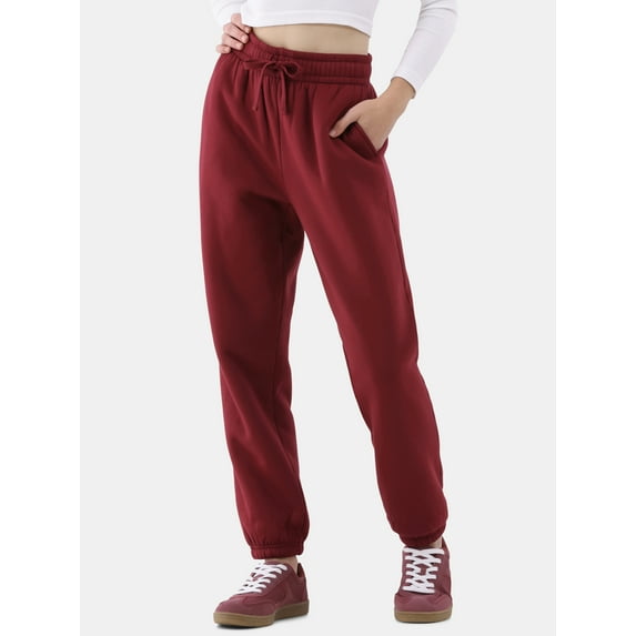 No Boundaries Teddy Lined Joggers, Women's