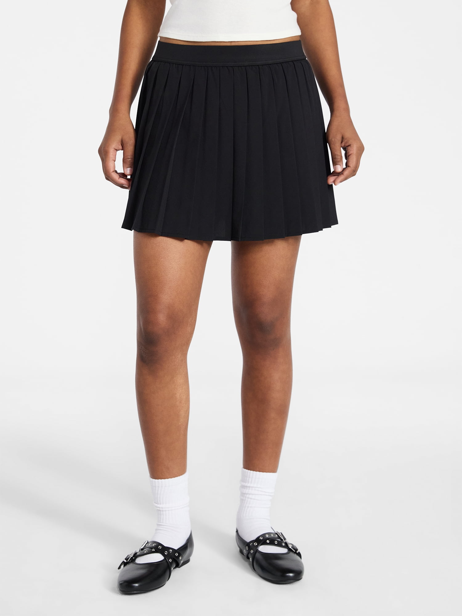No Boundaries Tennis Skort, Women's XXS-XXL - Walmart.com