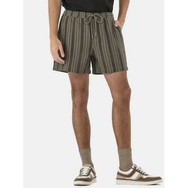 No Boundaries Textured Fabric Shorts, 5" Inseam, Men's & Big Men's, Sizes XS-5XL