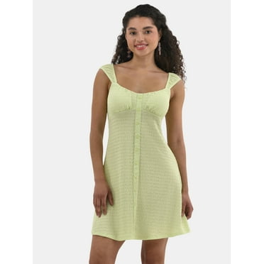 No Boundaries Textured Mini Dress, Women's