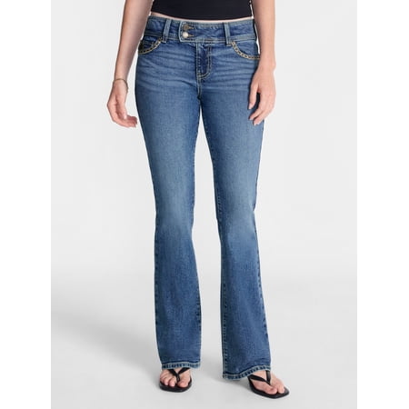 No Boundaries Extended Tab Bootcut Jeans, 31.5'' Inseam, Women’s 00-20