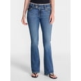 thumbnail image 1 of No Boundaries Extended Tab Bootcut Jeans, 31.5'' Inseam, Women’s 00-20, 1 of 5