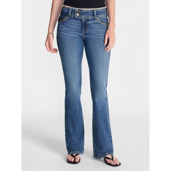 No Boundaries Extended Tab Bootcut Jeans, 31.5'' Inseam, Women’s 00-20