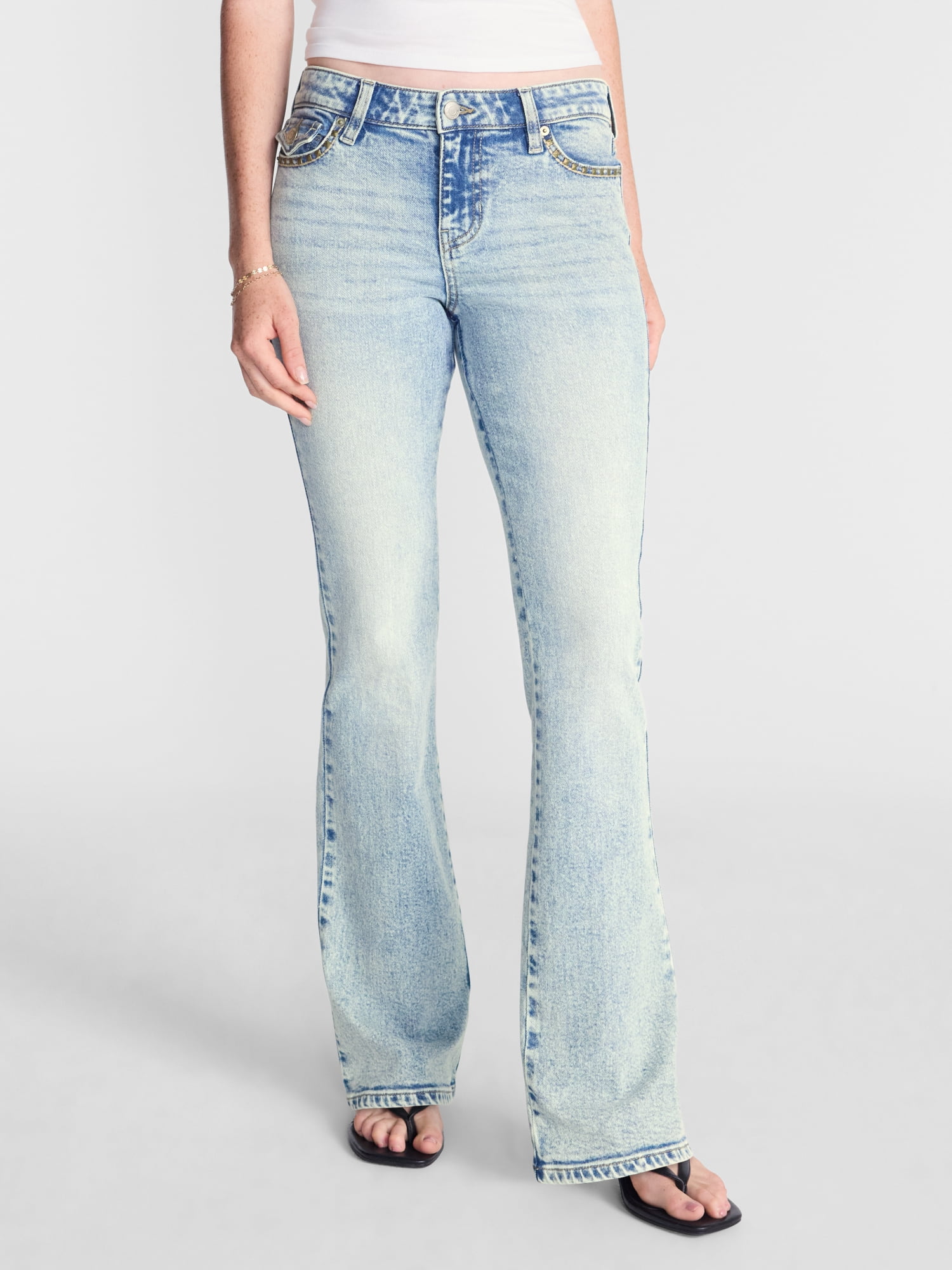 No Boundaries Extended Tab Bootcut Jeans, 31.5'' Inseam, Women’s 00-20