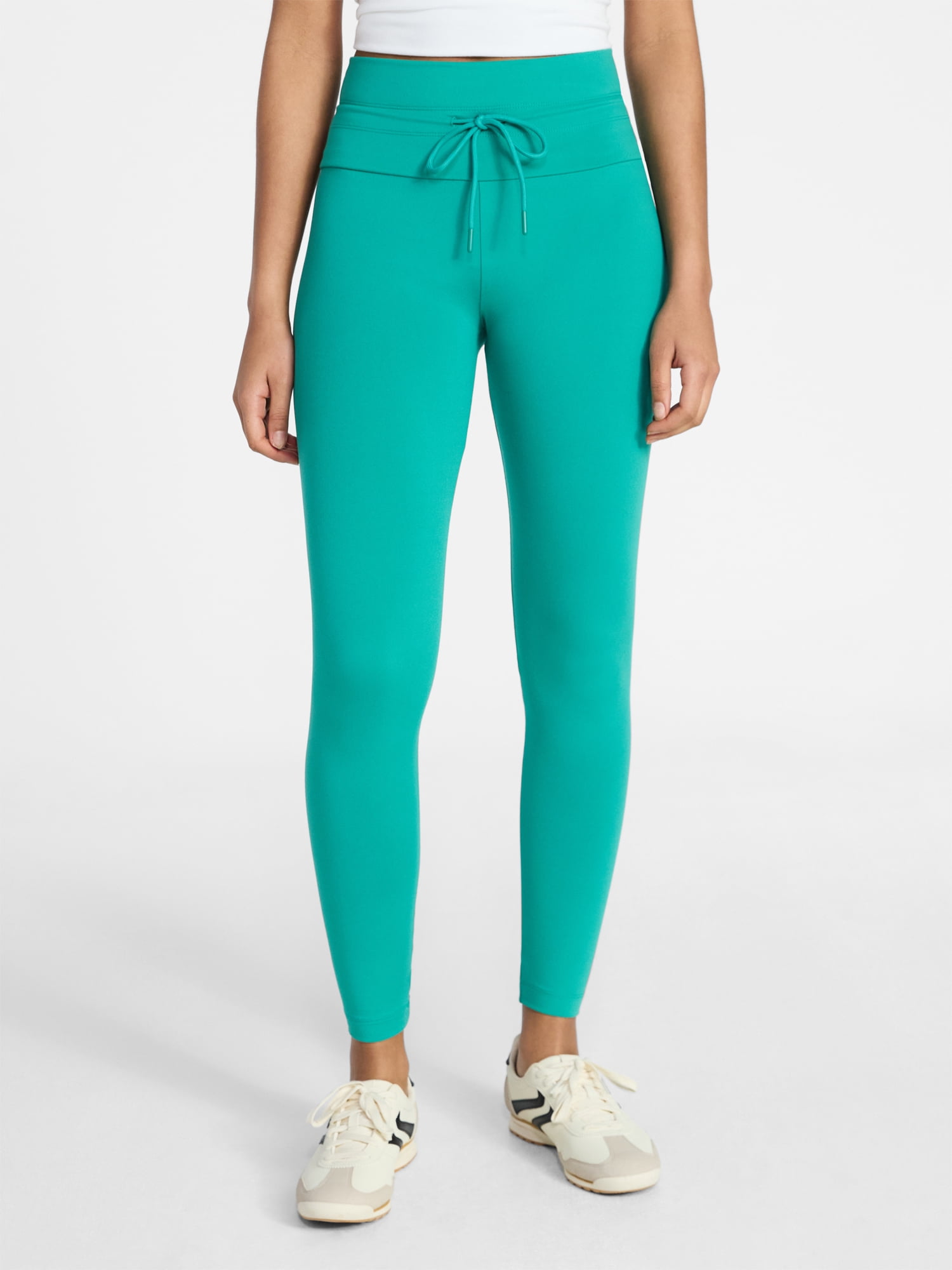 No Boundaries Tie Front Leggings, 26.5" Inseam, Women's XXS-1X