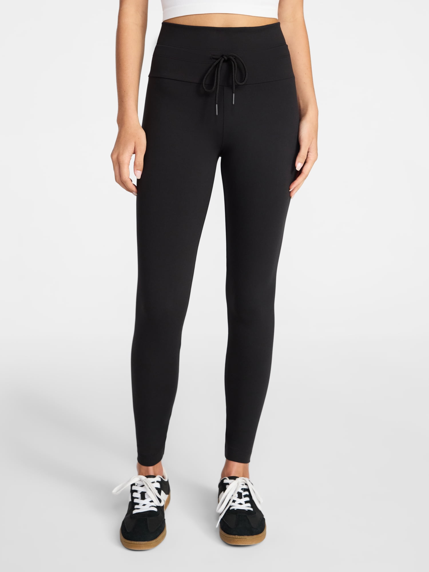 Tie Front Leggings, 26.5" Inseam, Women's XXS-1X
