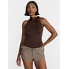 No Boundaries Tie Neck Halter Top, Women's XXS-XXL