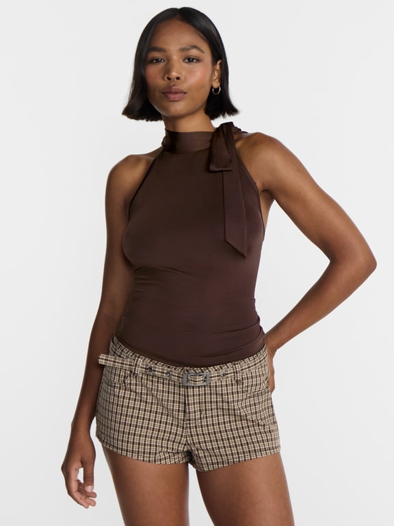 Tie Neck Halter Top, Women's XXS-XXL