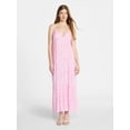 thumbnail image 1 of No Boundaries Sleeveless Tiered Maxi Dress, Women's XXS-XXL, 1 of 4