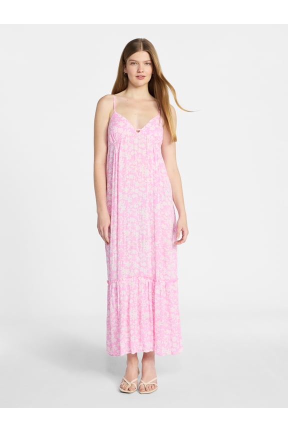 Sleeveless Tiered Maxi Dress, Women's XXS-XXL