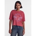 thumbnail image 1 of No Boundaries Tom Petty American Girl Graphic Boyfriend Tee, Women's XXS-XXL, 1 of 5