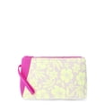 thumbnail image 1 of No Boundaries Triangle Beach Pouch, Citron Floral, Women’s, 1 of 4
