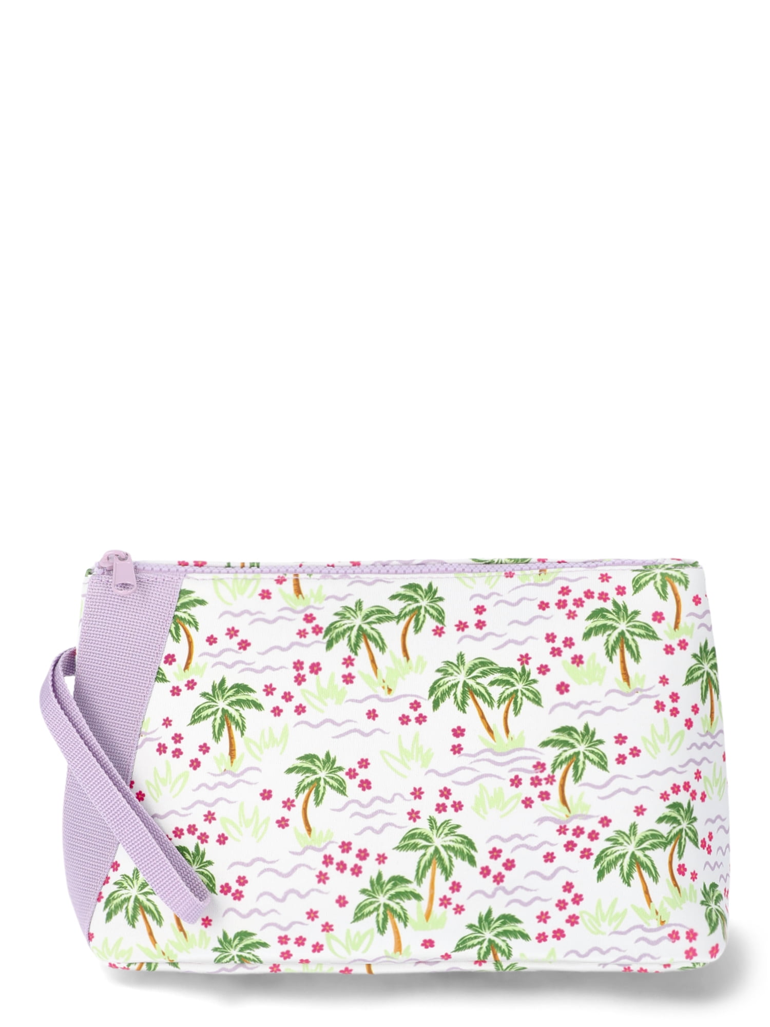 No Boundaries Triangle Beach Pouch, White Palm, Women’s