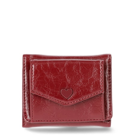 No Boundaries Trifold Wallet Maroon