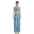 thumbnail image 1 of No Boundaries Tube Top and Pants Set, 2 Piece, Women’s and Women’s Plus, 1 of 5