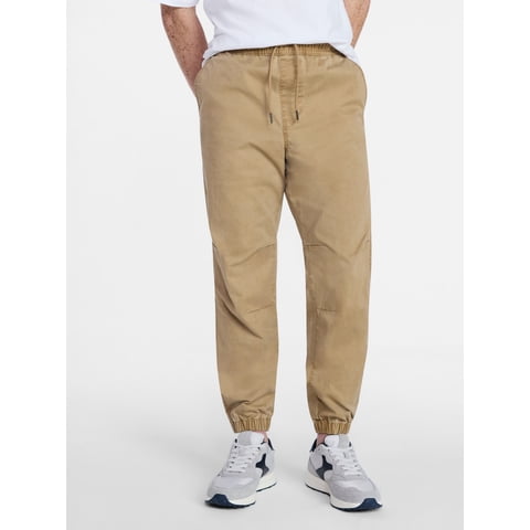 Twill Jogger Pants, Men's XS-5XL