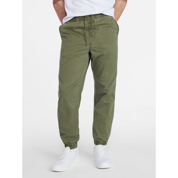 No Boundaries Twill Jogger Pants, Men's XS-5XL