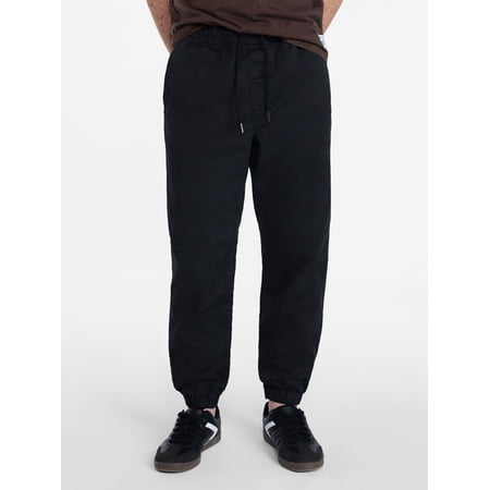 No Boundaries Twill Jogger Pants, Men's XS-5XL