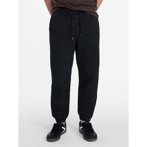 No Boundaries Twill Jogger Pants, Men's XS-5XL